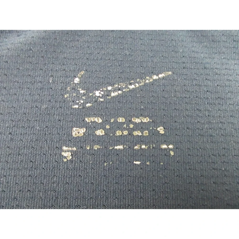 Nike CoShirt Mens XL Tennis‎ Blue Athletic Dri-Fit Short Sleeve Swoosh Training